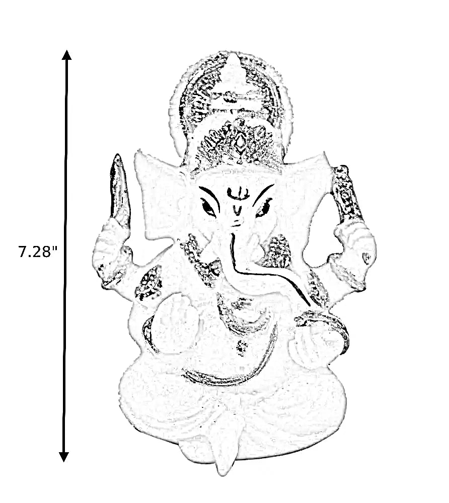 Hindu God Ganesha Idol For Home / Ruchi