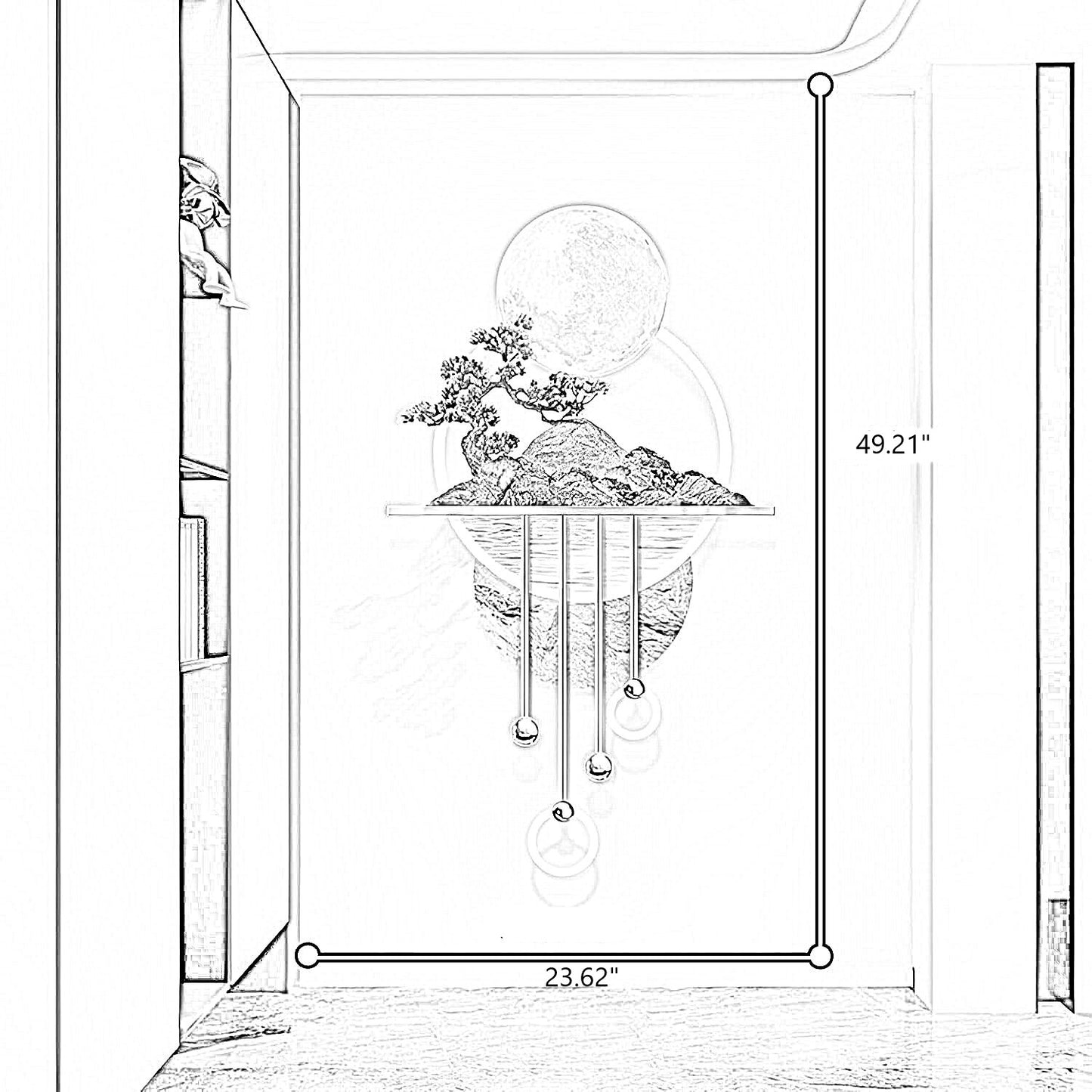 Classical LED Decorative Wall Lampshade / Ruchi