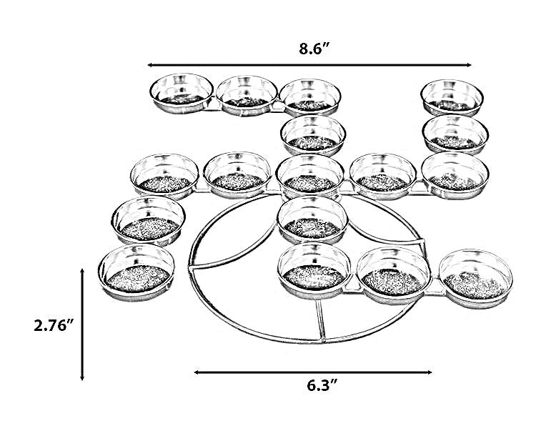 Lotus Design Vintage Metal Candle Holders / Ruchi