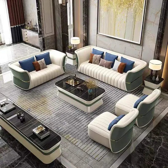 3+2+1+1 Leather Sofa Set