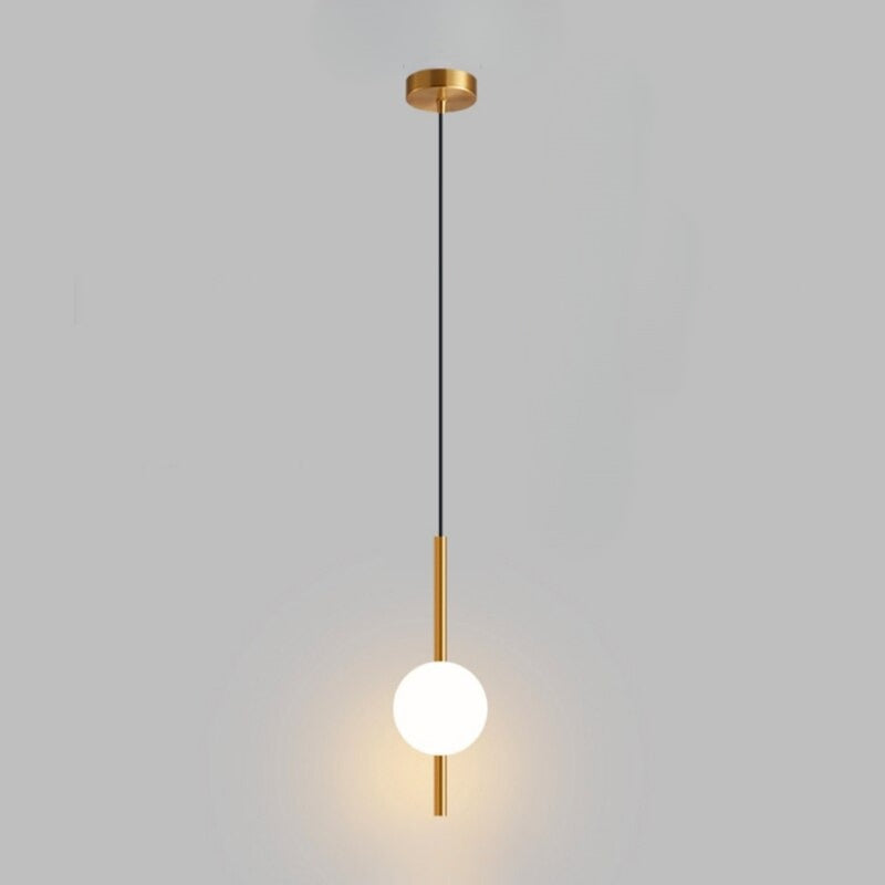 Elegant Glass Ball Design Hanging Lamp LED Pendant Light / Ruchi