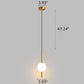 Elegant Glass Ball Design Hanging Lamp LED Pendant Light / Ruchi
