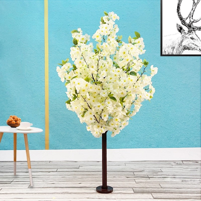 Artificial Silk Petals Cherry Tree For Home Decor / Ruchi