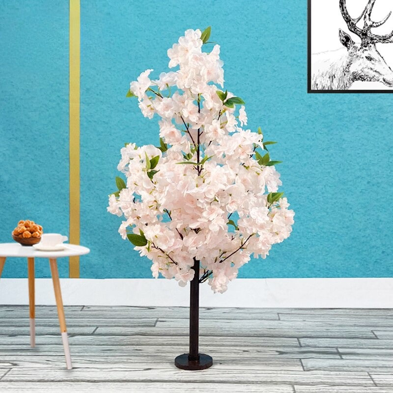 Artificial Silk Petals Cherry Tree For Home Decor / Ruchi