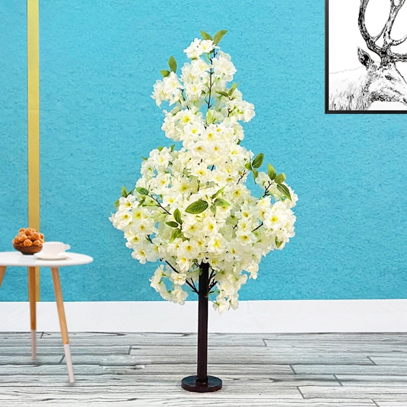 Artificial Silk Petals Cherry Tree For Home Decor / Ruchi