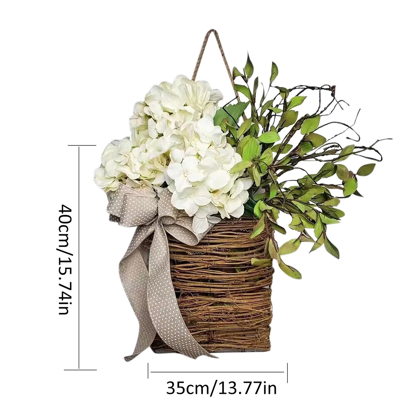 Christmas Wreath Hanging Basket / Ruchi