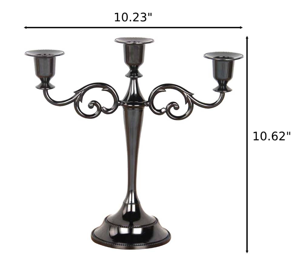 Retro Style Metal Candlestick Candle Holder For Home Decor / Ruchi