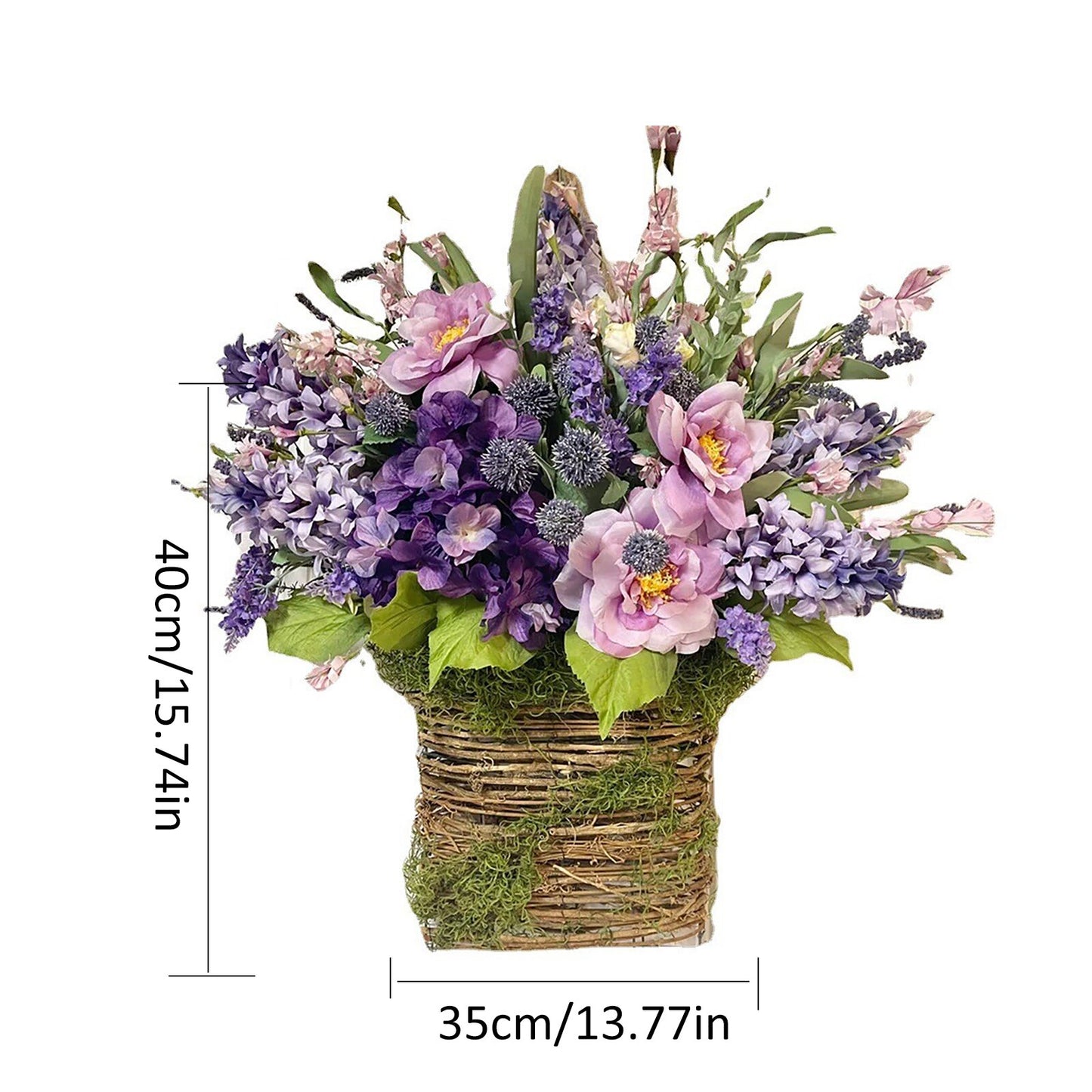 Christmas Wreath Hanging Basket / Ruchi