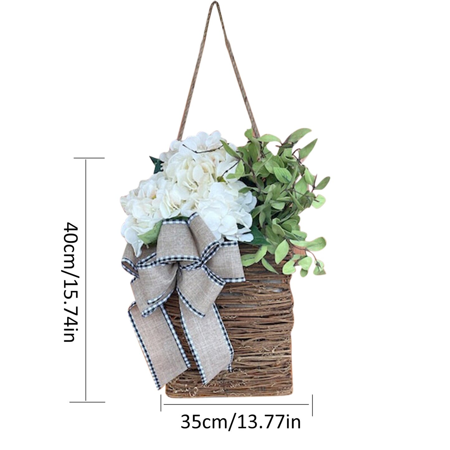 Christmas Wreath Hanging Basket / Ruchi