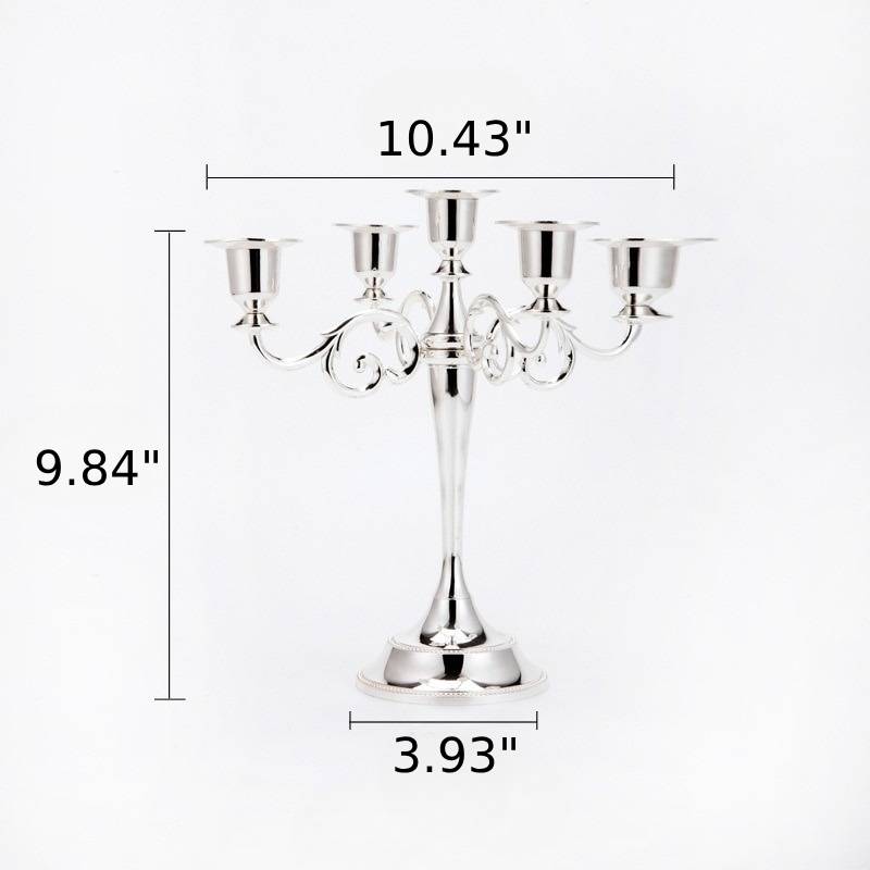 Vintage Metal Candle Holder Pillar / Ruchi