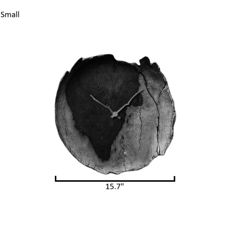 Wood Themed Round Wall Clock / Ruchi