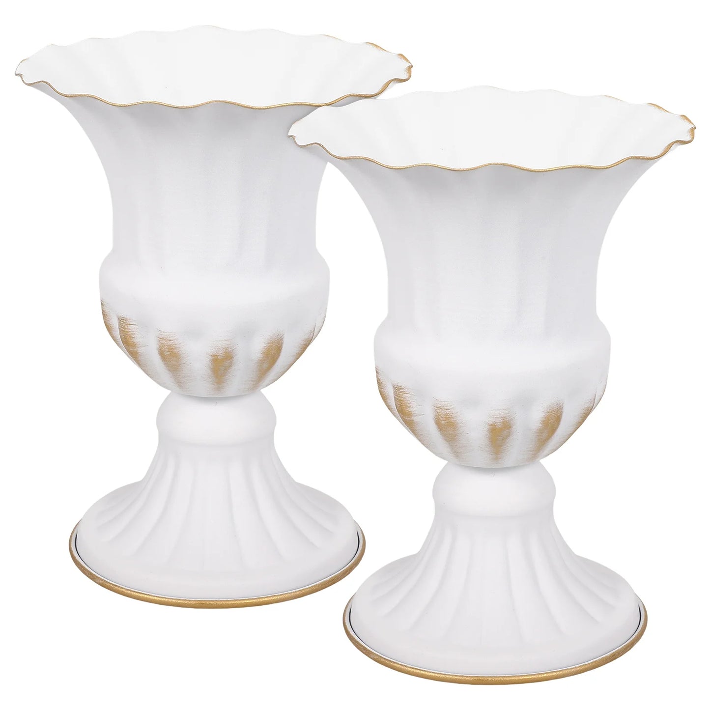 Metal Floor Vase Decor Set For Outdoor / Ruchi