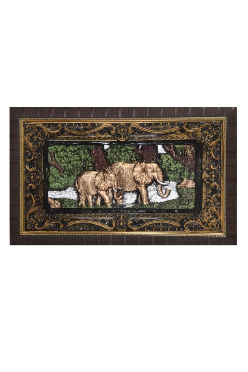 Wall Frame Jungle Design For Living Room / Ruchi