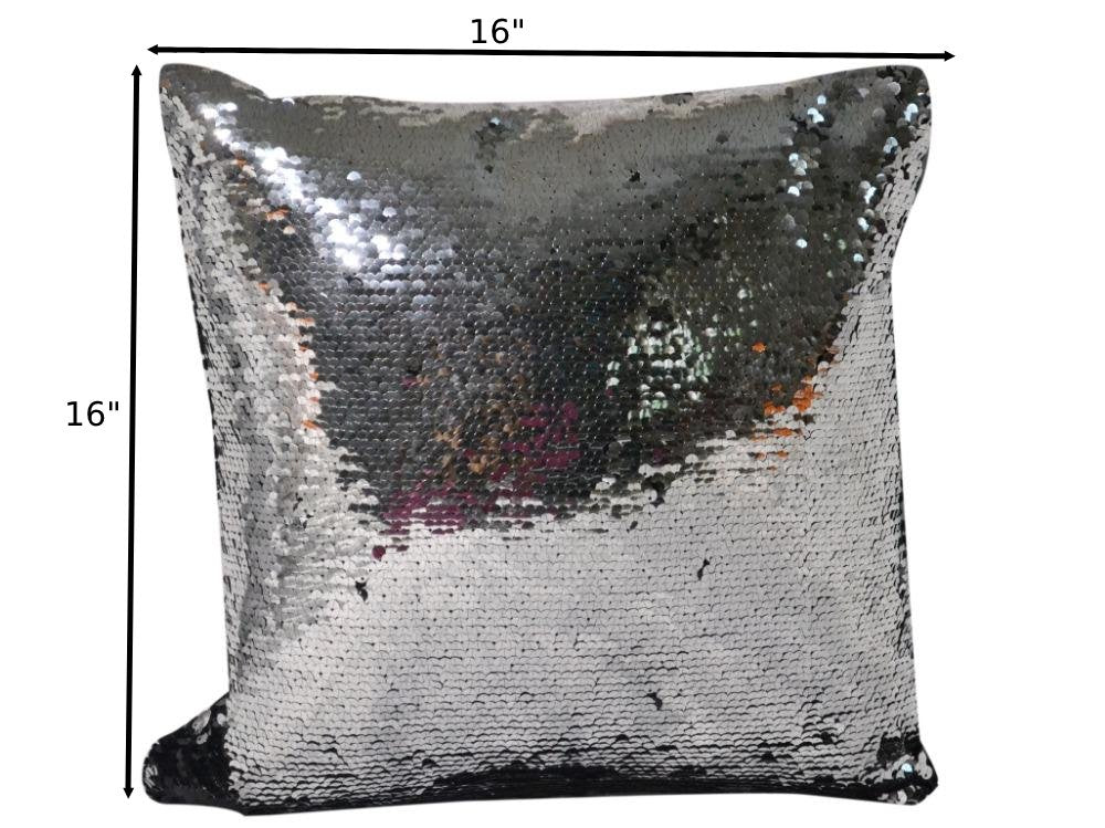 5-Piece Color Changing Sequined Cushion Covers / Ruchi