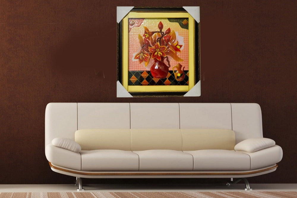 3D Wall Frame Design For Living Room / Ruchi