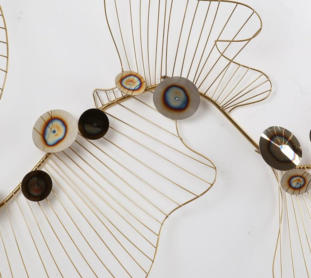 Metal Modern Wall Decor For Bedroom / Ruchi