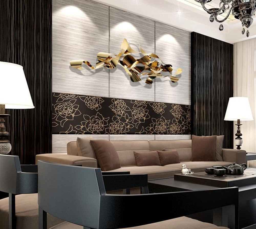3D Metal Wall Decor For Living Room / Ruchi
