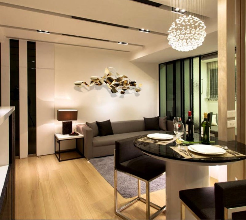 3D Metal Wall Decor For Living Room / Ruchi