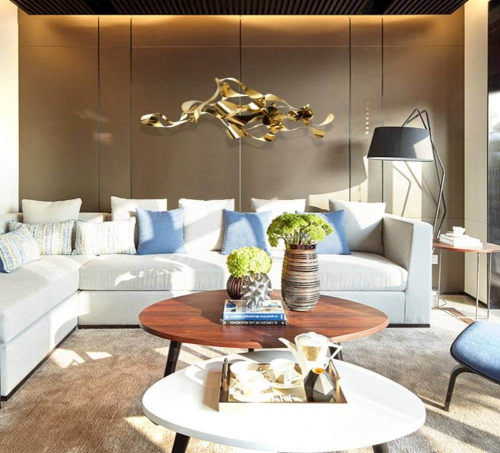 3D Metal Wall Decor For Living Room / Ruchi