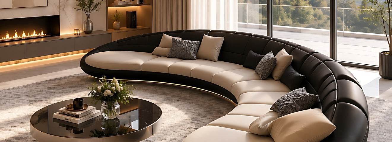 Modern Circular Sofas for Statement-Making Living Rooms