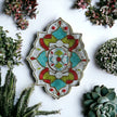 2 PCS Mandala Embroidered Beaded Placemat / Ruchi