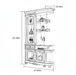 European Wooden Wine Cabinet / Ruchi