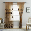 Embroidery Tulle Window Curtain For Living Room / Ruchi