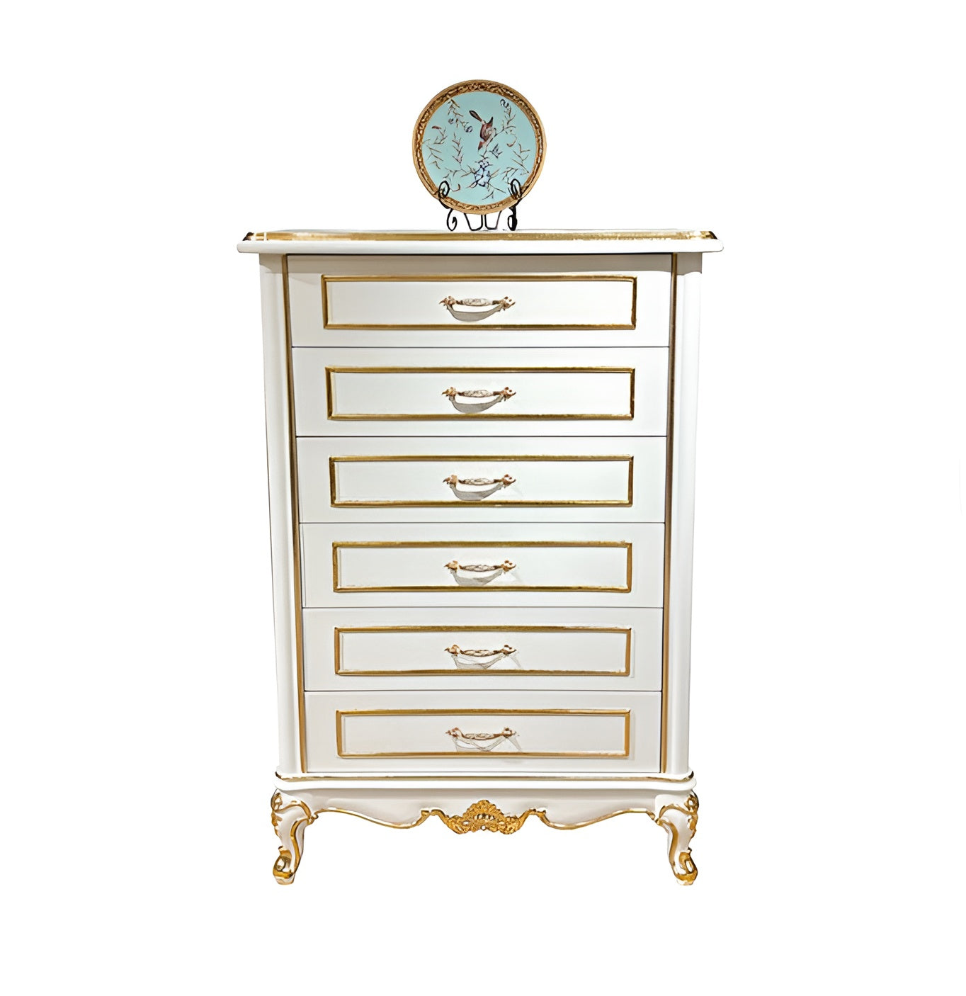 European Wooden Drawer Chest For Bedroom / Ruchi