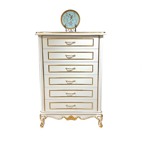 European Wooden Drawer Chest For Bedroom / Ruchi
