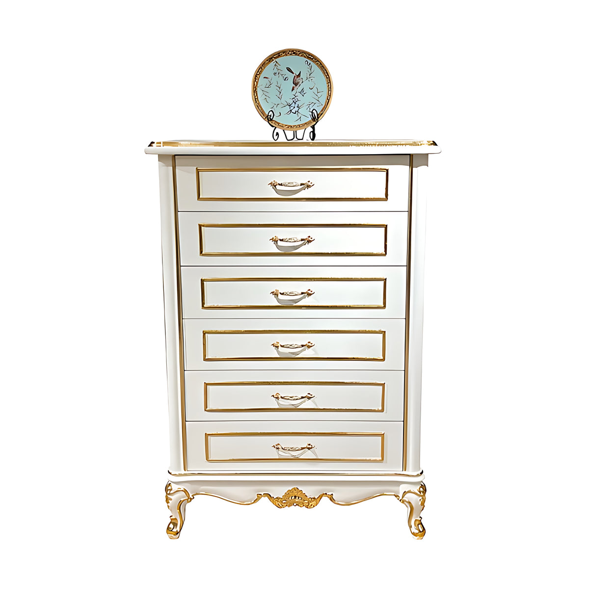 European Wooden Drawer Chest For Bedroom / Ruchi
