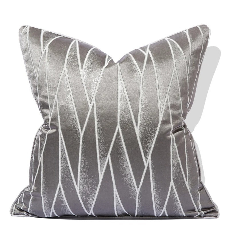 Gold Stripe Jacquard Pillow Case / Ruchi