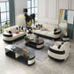 Modern Full Living Leather Sofa Set