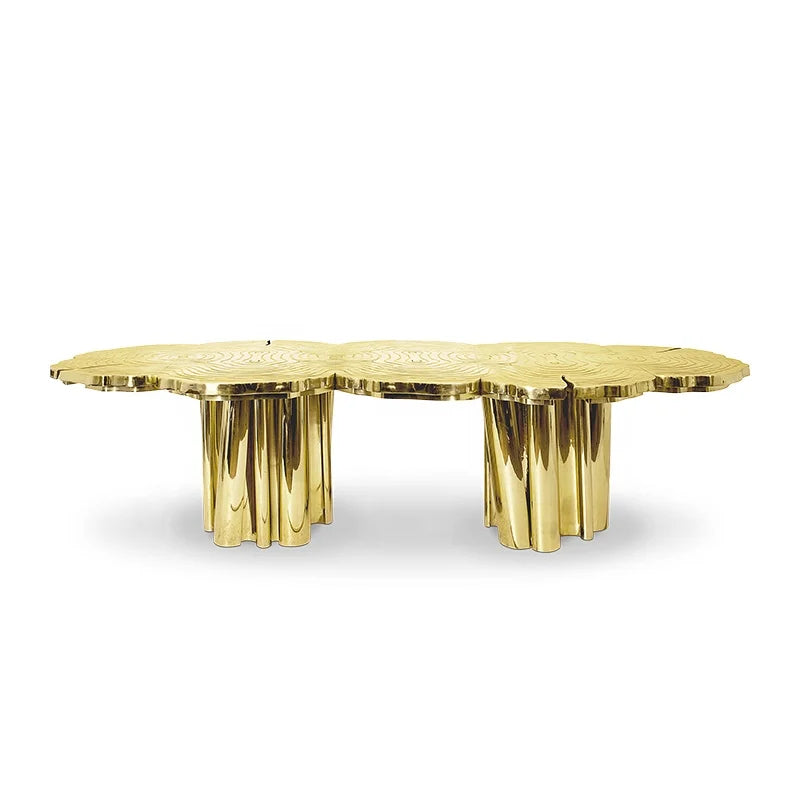 Modern Luxurious Metal Dining Table / Ruchi