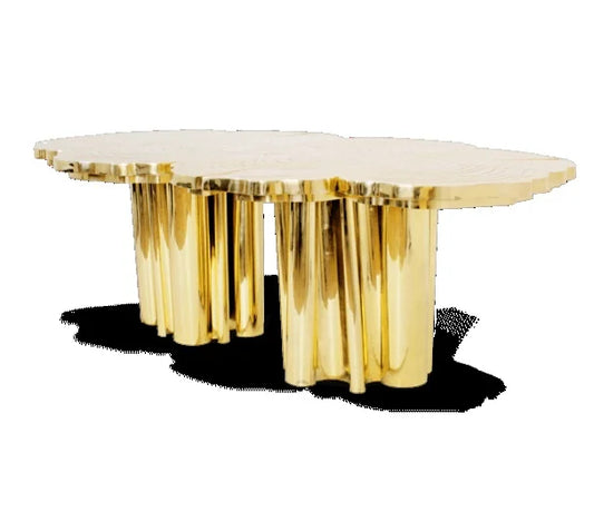 Modern Luxurious Metal Dining Table / Ruchi