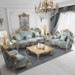 Liville Floral Fabric European Sofa Set / Ruchi