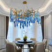 Modern LED Crystal Chandelier For Living Room / Ruchi