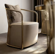 High Comfort Leather Accent Chair Set Of 2 / Ruchi