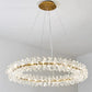 Modern LED Light Crystal Chandelier For Bedroom / Ruchi