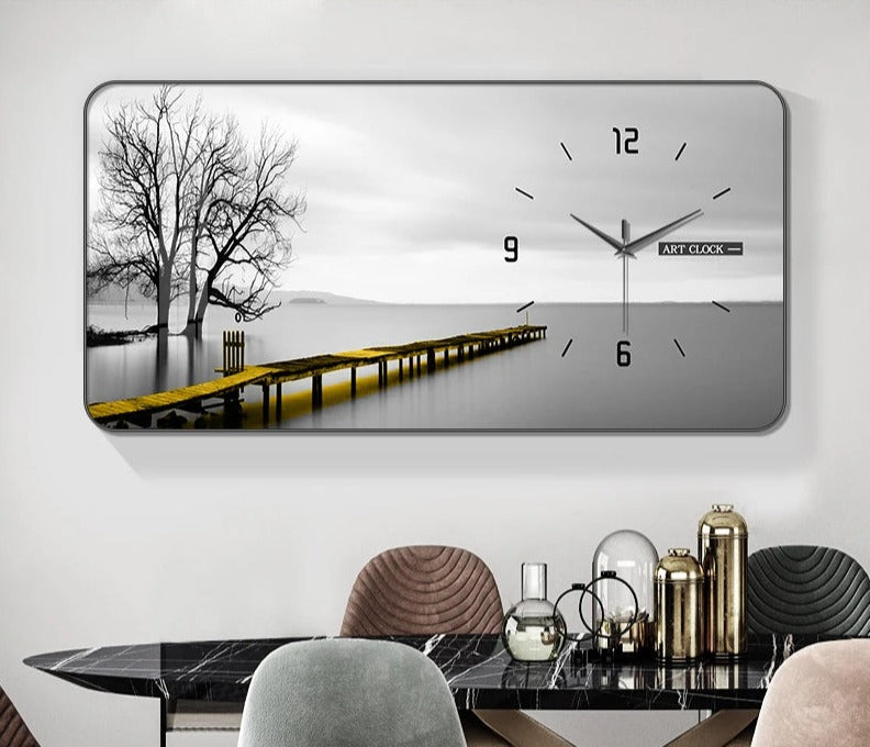 Elegant 3D Porcelain Wall Clock / Ruchi