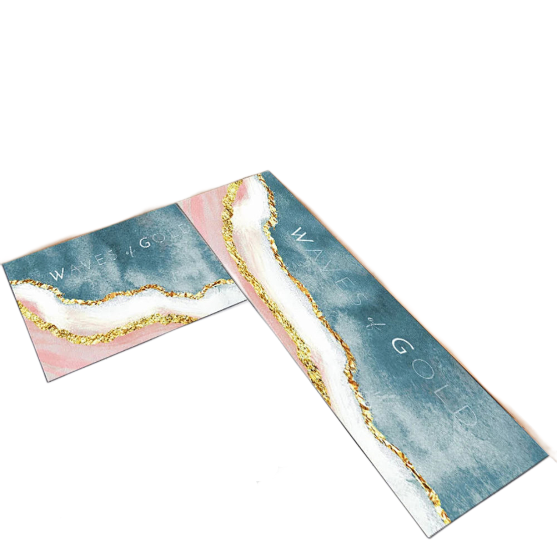 Set Of 2 Modern Non-Slip Water Absorbent Velvet Floor Mat