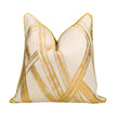 Gold Stripe Jacquard Pillow Case