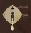 Luxurious European Floral Design Wall Clock / Ruchi 