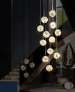 LED Ball Pendant Light Chandelier For Staircase / Ruchi