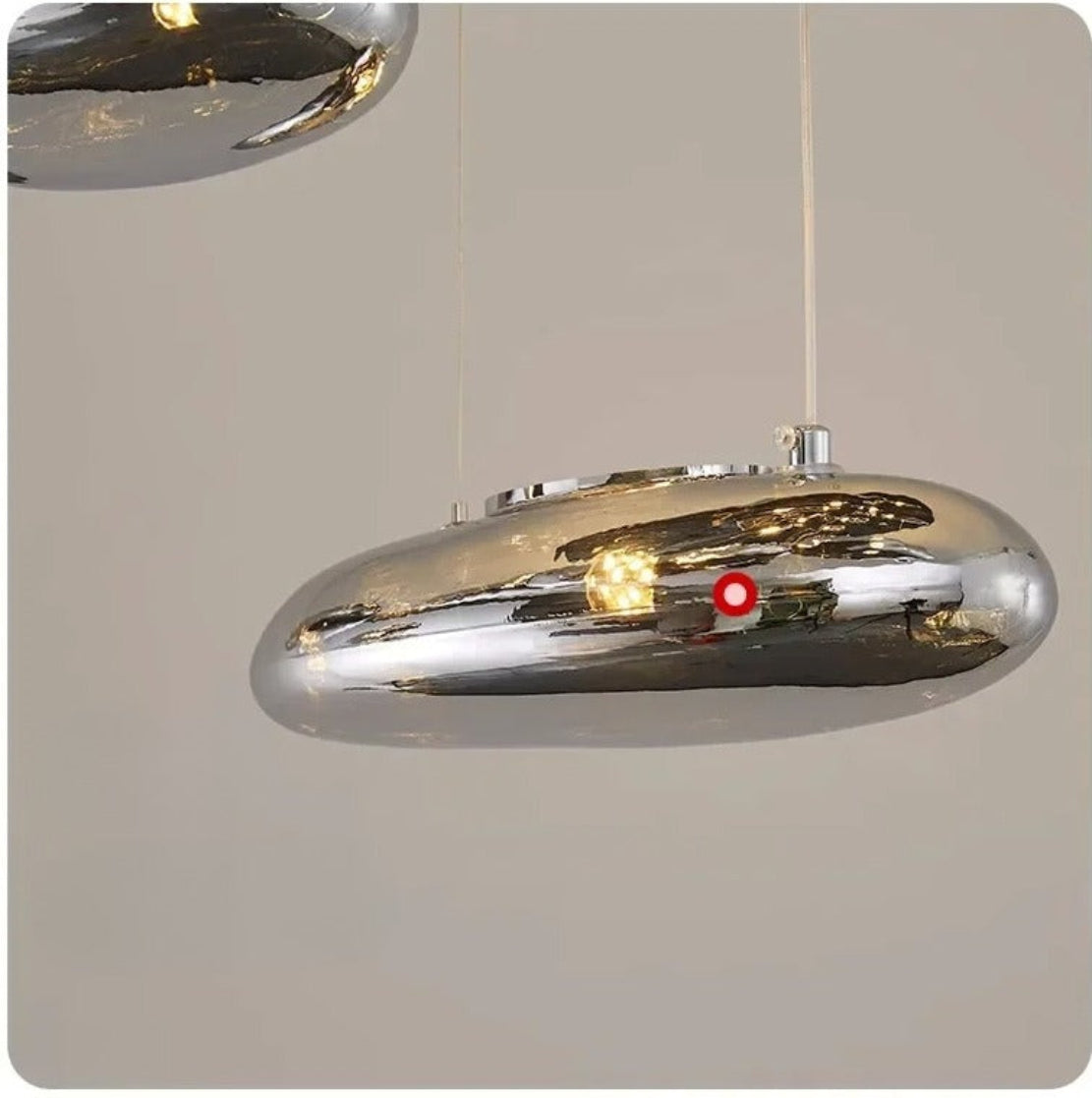 Round LED Chandelier For Dining Room / Ruchi