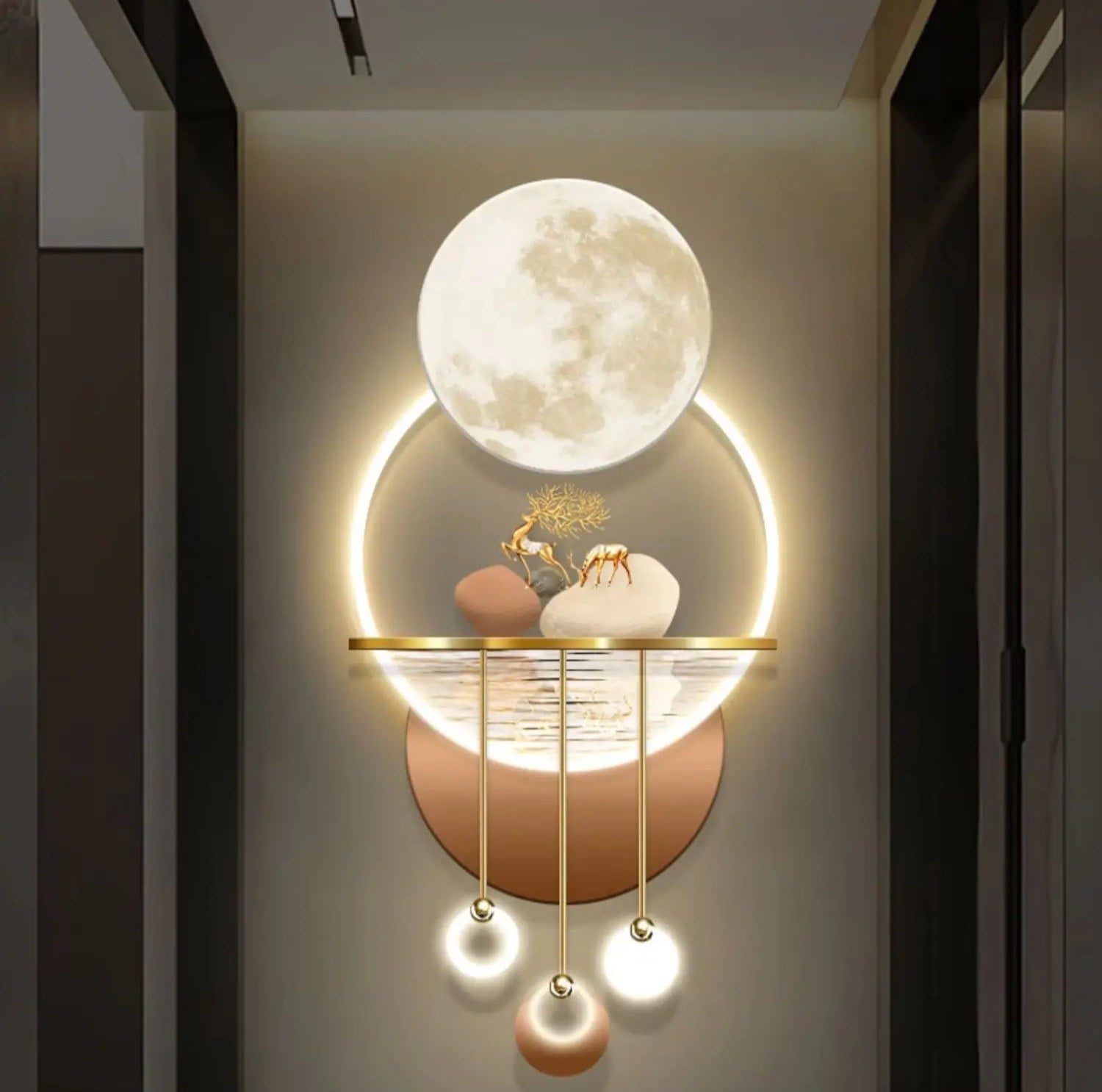 Modern Wall Painting With LED Lights / Ruchi
