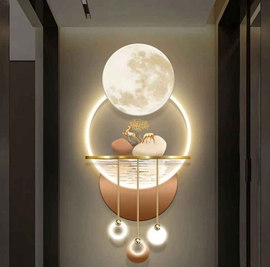 Modern Wall Painting With LED Lights / Ruchi