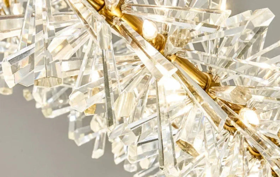 Luxury LED Crystal Chandelier Lamp
