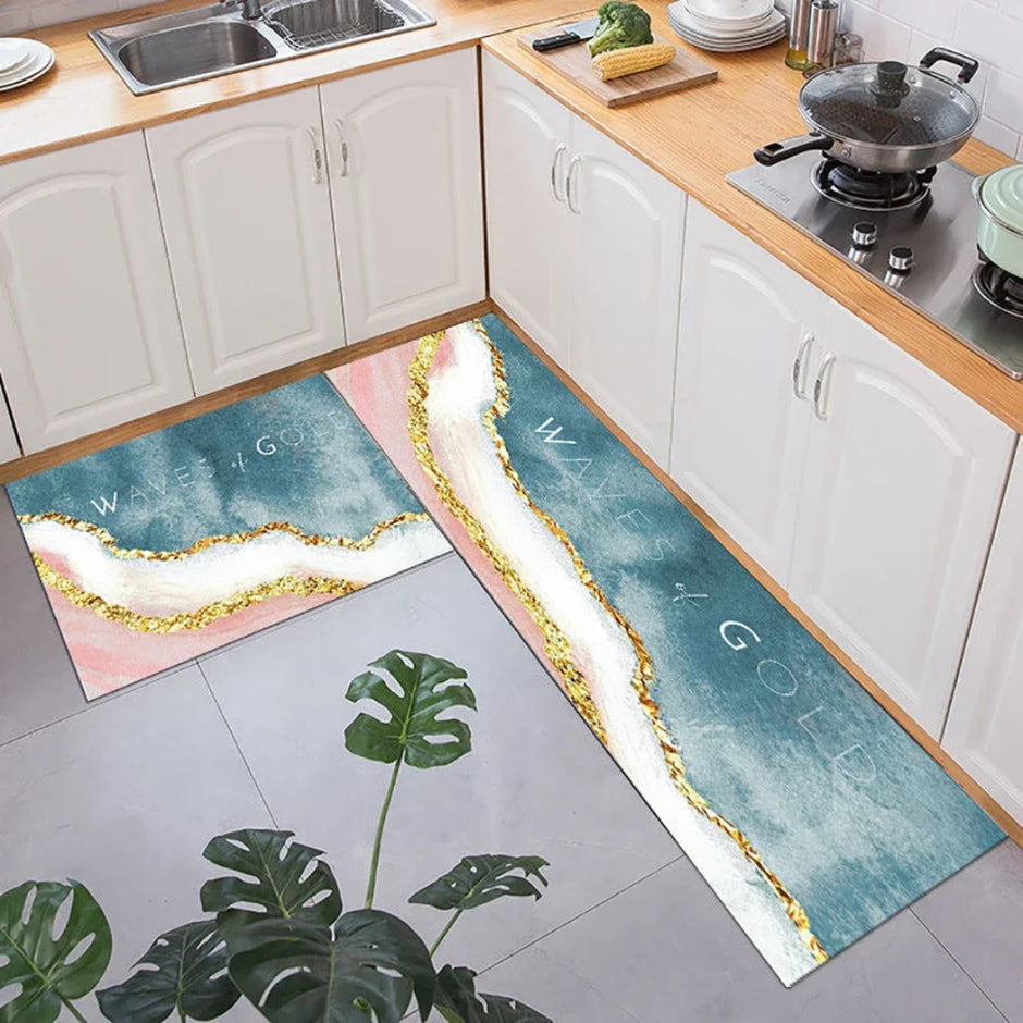 Crockery Style Floor Mat  / Ruchi