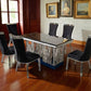 Shiny Marble Dining Table Set