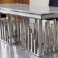 Shiny Marble Dining Table Set